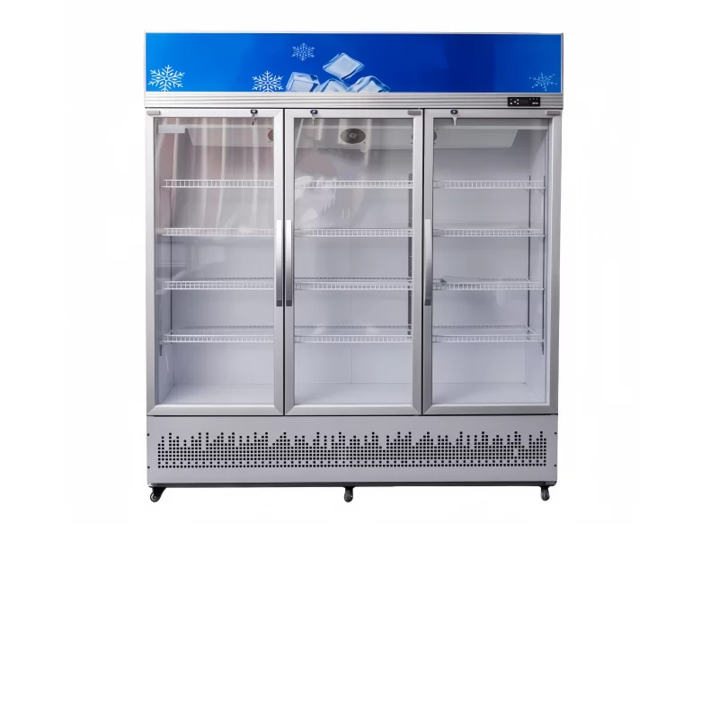 Upright display chiller